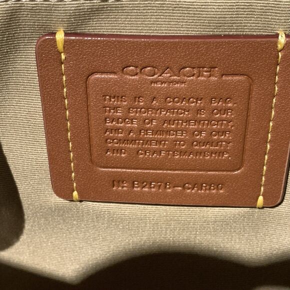 COACH Smith Tote 24 Bag Strawberry Pink Red White Shoulder Handbag CAR80 - Picture 13 of 16